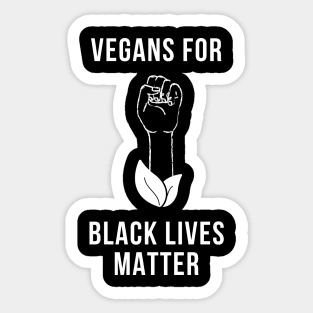 Vegans for Black Lives Matter Sticker